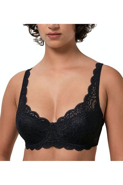 Triumph Amourette 300 half cup bra with padding and underwire, Triumph, 80D EU, black
