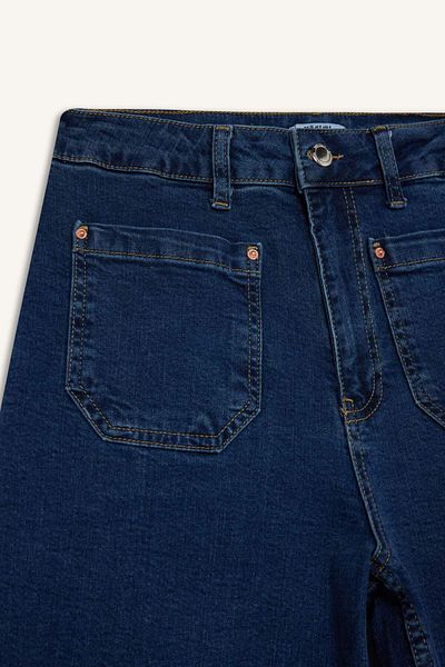DeFacto Pantaloni scurti, cu picioare largi, cu talie înaltă, până la glezne, lavabili F7804AX25AU