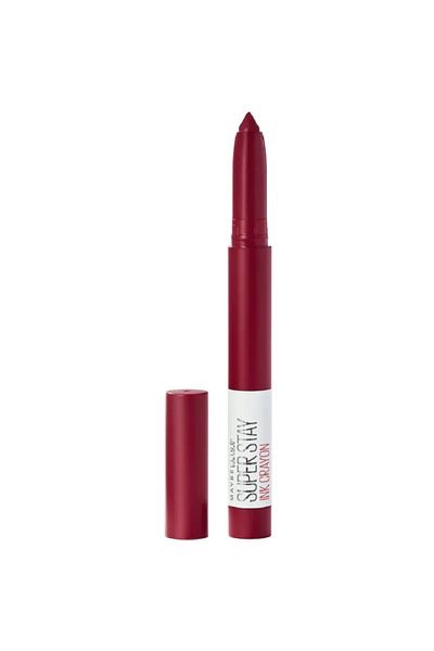 Maybelline New York Ruj mat, SuperStay Ink Crayon, 55 Make it Happen