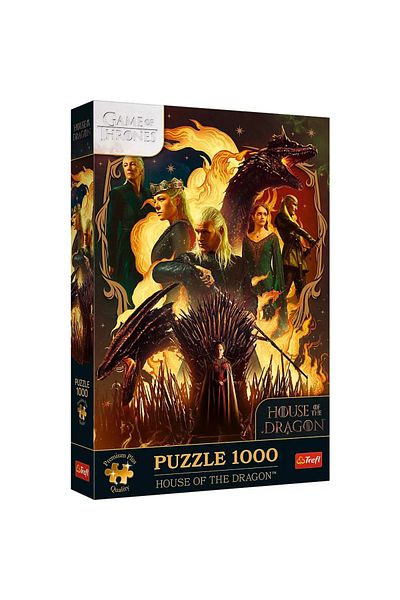 Trefl PUZZLE 1000 PREMIUM PLUS GAME OF THRONES CASA DRAGONULUI