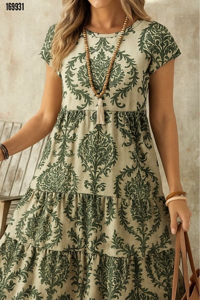 moda wanilia Rochie de damă cu model, cu decolteu, cu volane