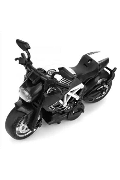OEM Motocicletă de jucărie din metal cu lumini și sunete, 12 cm