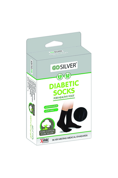 Gosilver Go Silver Diabetic Socks Fume Size 43/46