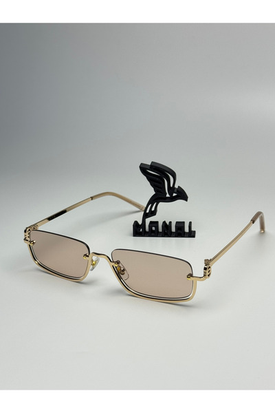 MONAL Luccy Pink Sunglasses Gold Frame 55 Ekartman