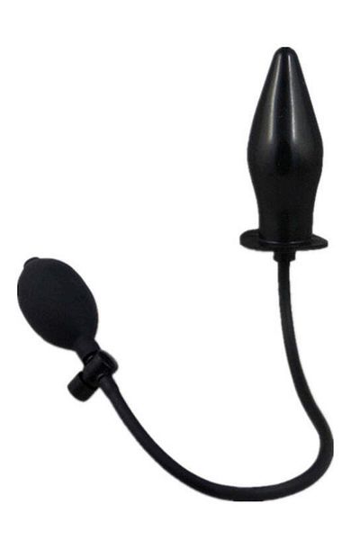 WildFashion Dop gonflabil cu pompa manuală, utilizare intimă, Negru, TOY411-1