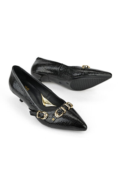 Ziya , Women's Genuine Leather Shoes 1531050Z26104802K Black