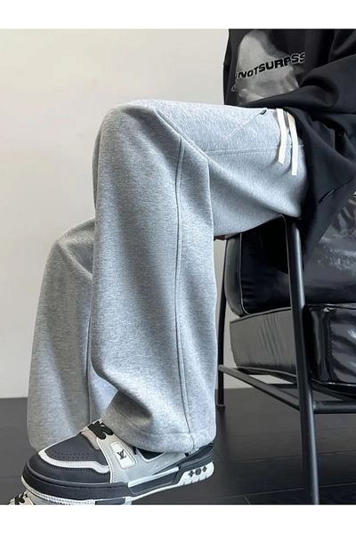 ELF MODA Големи, удобни дрехи, качествени, свободни, с гъвкава материя, спортни панталони r3