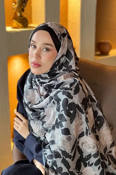 Tesettür Diyarı Verd Model Lina șal