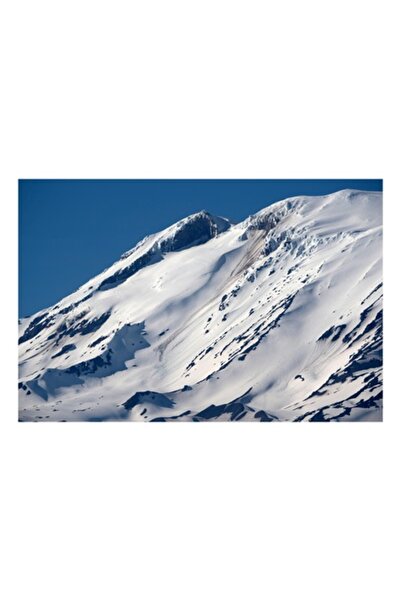 OEM Pictură pe pânză, „Puțin deasupra norilor albi”, Montana, Zăpadă, Albastr...