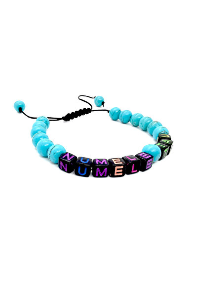 OEM Bratara din turcoaz, reglabila 15-25 cm