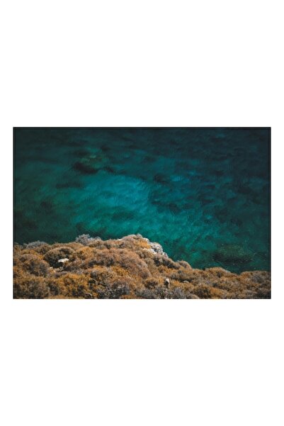 OEM Tablou Canvas, 'Farmecul Marii Turcoaz si Stancilor Aurii'