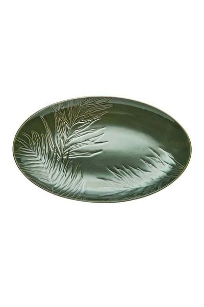 MIKASA Mkjdsrvplatov Jardin Ceramic 36cm Oval Serving Plate