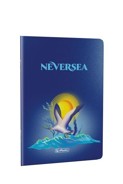 Herlitz Caiet A5 Dreams of Neversea, 48 de coli, grilă liniată, culoare multicoloră, material hârtie