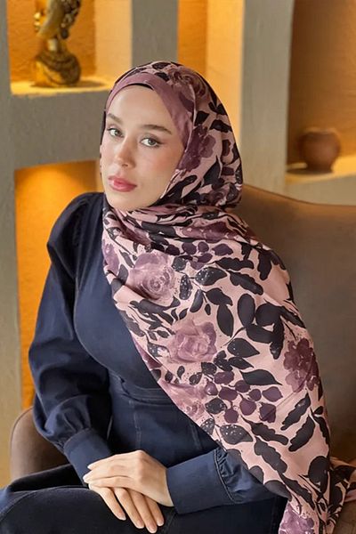 Tesettür Diyarı Verd Pattern Lina Shawl