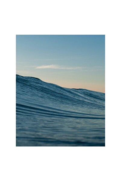 OEM Tablou Canvas, 'Valurile diminetii la rasarit', Ocean, Valuri, Apus, Cer,...