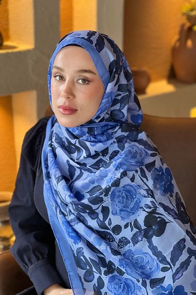 Tesettür Diyarı Verd Pattern Lina Shawl