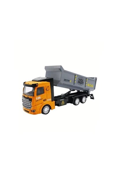 OEM Toy Truck, Dump Truck Model, Metal/Plastic, Yellow, 18 cm