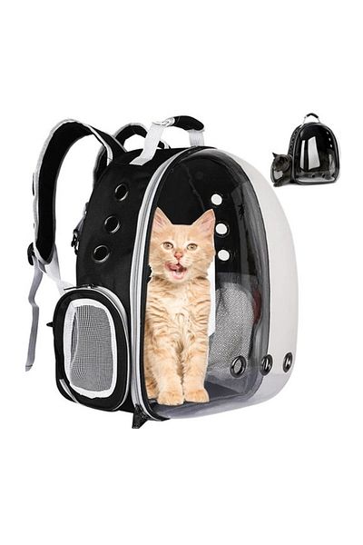 Purlov Rucsac transport animale, maxim 10 kg, sistem de ventilație, mâner de transport, 41x35x24 cm