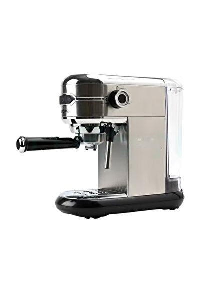 GVC PRO ماكينة صنع قهوة الإسبريسو سعة 1 لتر وقوة 1450 واط GVCM-1907 فضية