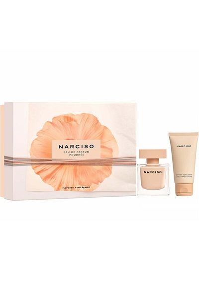 Narciso Rodriguez Set cadou Narciso Poudree, femei, apa de parfum 50 ml + lotiune de corp 50 ml