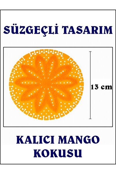 COZLEY Kötü Koku Önleyici Set Silikon Mat ve Mango Kokulu Lavabo Koku Giderici Süzgeç Evye Süzgeci