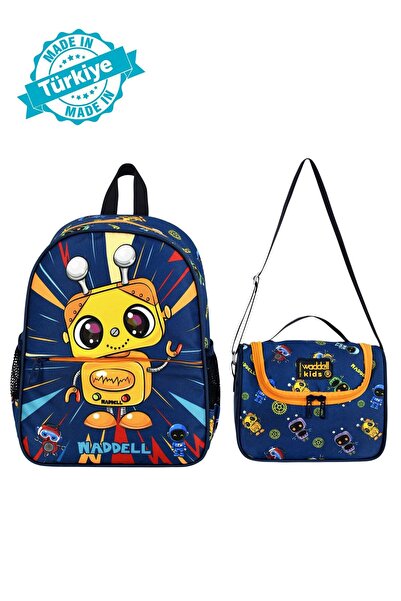 GENC DIJITAL BASKI Rucsac de grădiniță și cutie de prânz termică cu licență r...