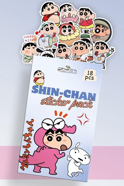 Wisevelya Shin-Chan Boxed Sticker Set of 18