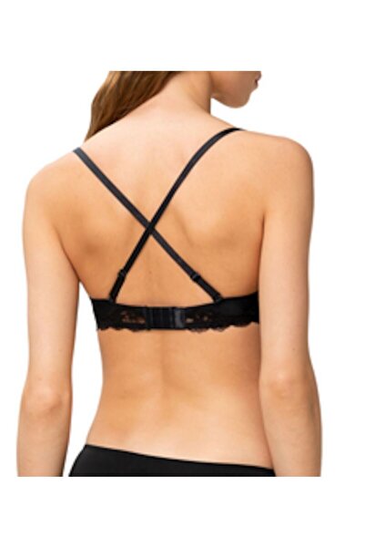 Triumph Lovely half cup bra, with push-up, underwire and multi-optional straps, Triumph, 80D, black