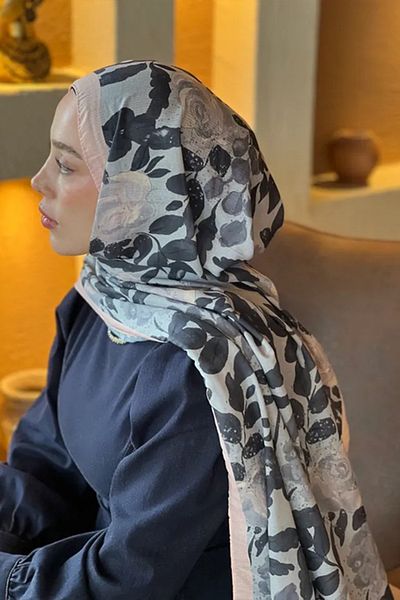 Tesettür Diyarı Verd Pattern Lina Shawl