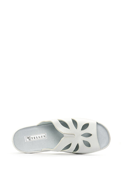 Tellus Leather medical clogs 74-08, White