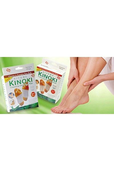 Kinoki Set 100 plasturi homeopati cu turmalina pentru detoxifiere