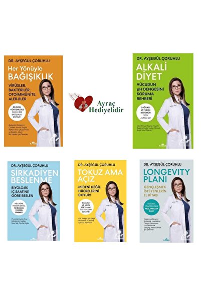 Kronik Kitap Ayşegül Çoruhlu Sağlık Kitapları Seti ( 5 Kitap ) AYRAÇ HEDİYELİ!
