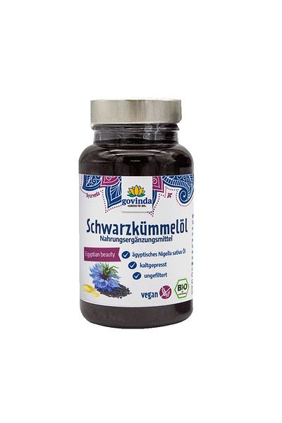 Govinda Capsule cu ulei de chimen negru 53,6 g