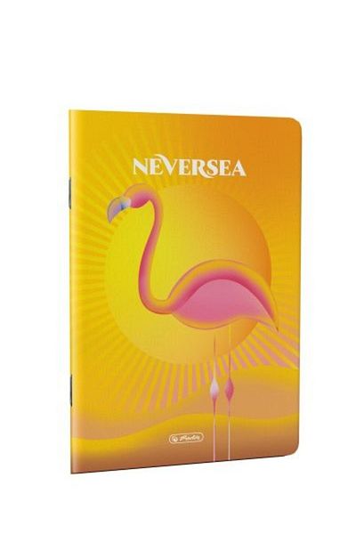 Herlitz Caiet A4 Dreams of Neversea, 80 de coli, grilă liniată, culoare multicoloră, material hârtie