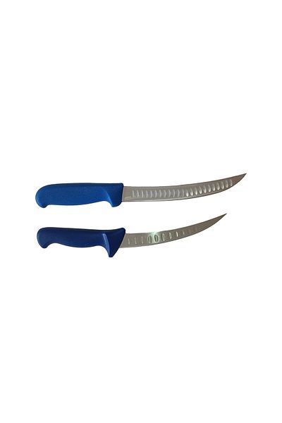 Rovitech Set de 2 cuțite profesionale de măcelar, 1 cuțit de feliat, 1 cuțit de dezosat și degresat