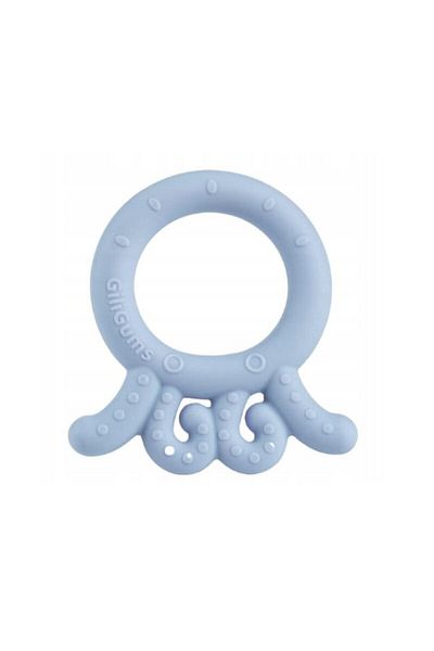 GiliGums Teething ring, Giligums, Octopus, For gum massage, Silicone, BPA free, 3 months+