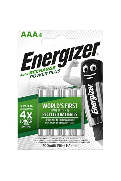 Energizer Baterii reîncărcabile Power Plus AAA 700 mAh, 4 buc.