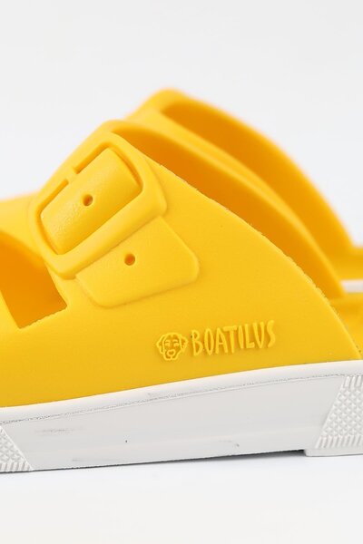 BOATILUS Rocksy-F Yellow/White Children's Slippers