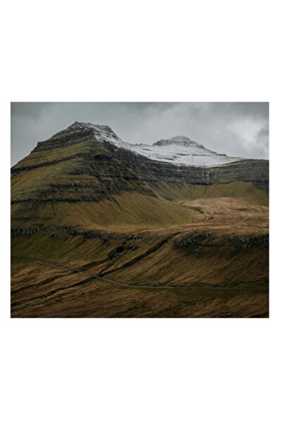 OEM Tablou Canvas, "Munti aspri in ceata misterioasa", 100 x 100cm