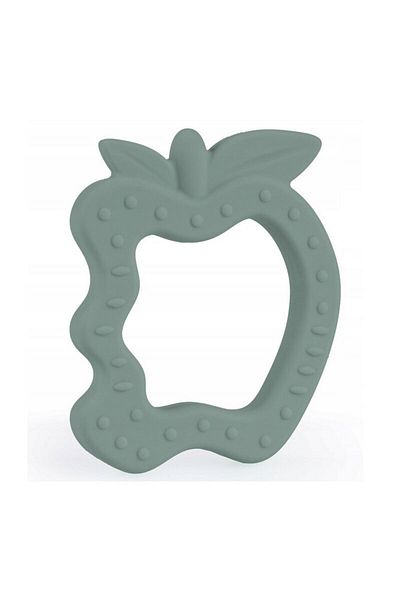 GiliGums Teething ring, Giligums, Apple, For gum massage, Silicone, BPA free, 3 months+, Turquoise