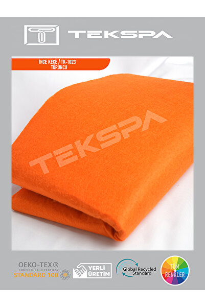 KEÇE DÜNYASI لباد برتقالي رفيع 100X100