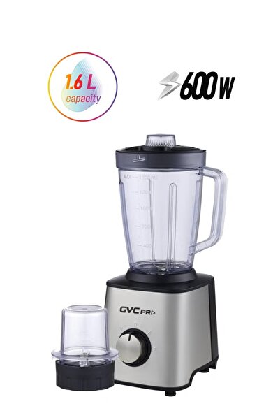 GVC PRO خلاط مع مطحنة فولاذية 2*1 سعة 1600 مل 600 واط