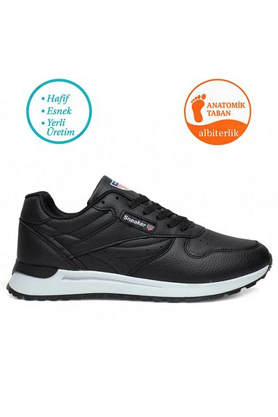 AlbiShoes Men's Winter Seasonal 4 Seasons Lace-Up Comfortable Sole Casual Sneaker Men's Sports Shoes