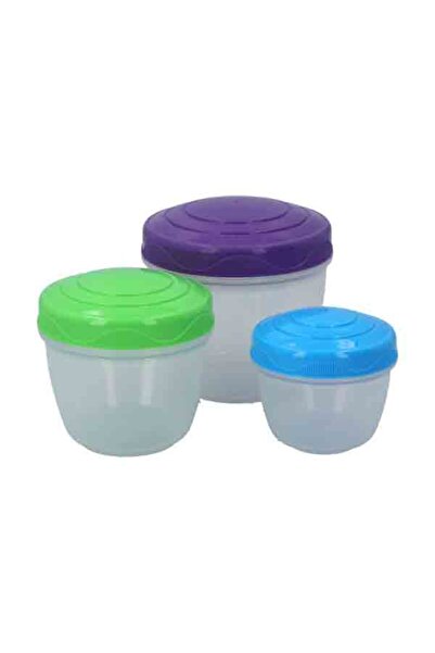 Sistema مجموعة حاويات طعام سناك آند نيست من 3 قطع