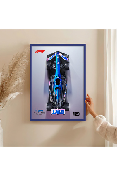 HOMEPACK ΠΙΝΑΚΑΣ ΜΕ ΞΥΛΙΝΟ ΣΚΕΛΟΣ ΠΙΝΑΚΑΣ ΑΦΙΣΑ FORMULA1 ΔΙΑΚΟΣΜΗΣΗ ΤΟΙΧΟΥ TK...