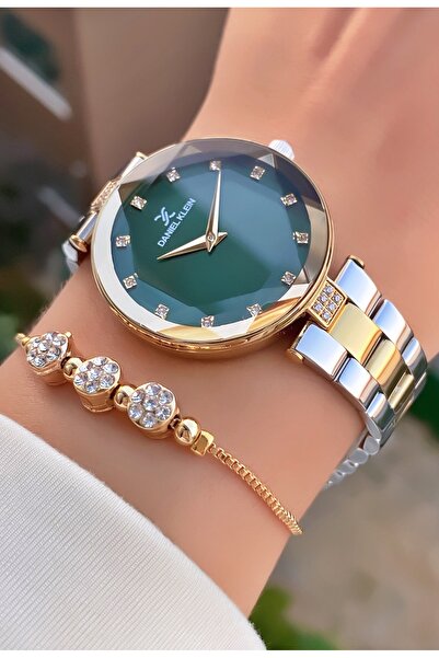 Daniel Klein Marka Kadın Saat – Orijinal – Sarı Gümüş – Çelik Kordon – Kesme ...