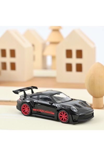 Norev Macheta auto Porsche 911 GT3 RS 2022 Black and Red stickers Jet-car 1:43