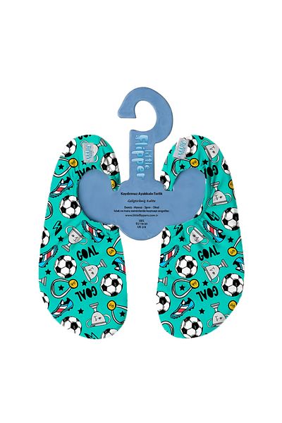 Little Flippers Non-Slip Sole Unisex Baby Kids Sea Shoes Pool Shoes - Goal