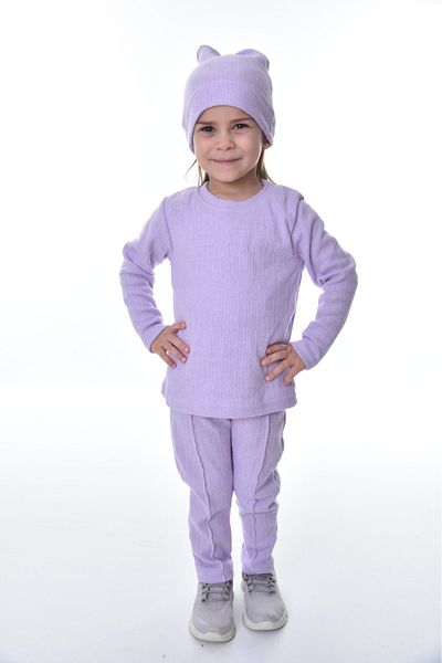 ruhaay Girl's Beret Cotton Long Sleeve Bottom Top Suit