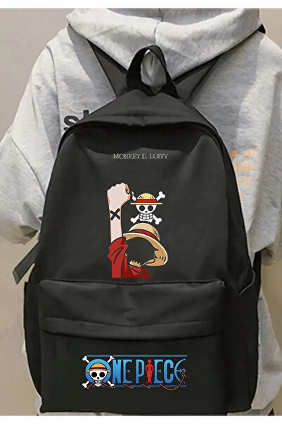 Gofeel Anime One Piece Lufy Baskılı Sırt Okul Çantası